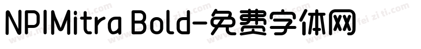 NPIMitra Bold字体转换